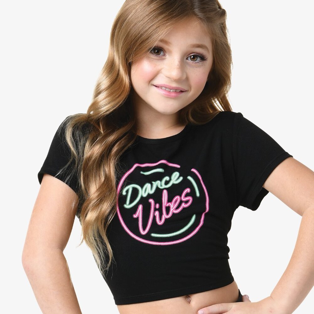 "Dance Vibes" Tee * Danznmotion * Child 12-14